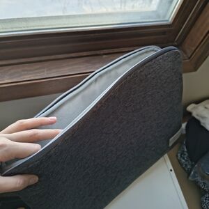 Gray Laptop Sleeve with Camera Privacy Cover